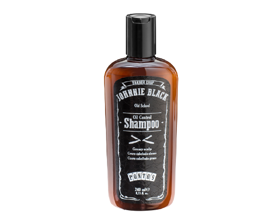 Shampoo Oil Control para Couro Cabeludo e Cabelo Oleoso – Johnnie Black
